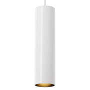 Piper One Light Pendant — White/Satin Nickel, FreeJack