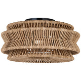 Antigua Large Drum Semi-Flush Mount
