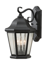 Three Light Outdoor Wall Lantern — 11.5"