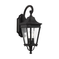 Two Light Outdoor Wall Lantern — 20.50", Torpedo Bulb