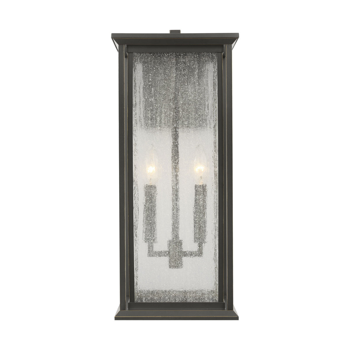 Audley 20" Lantern — Distressed Seeded