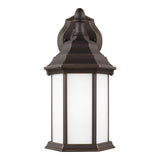 Sevier 12.5" Down Lantern — Satin Etched
