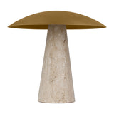 Aegis Medium Travertine Table Lamp