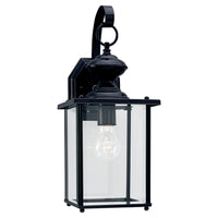 Jamestowne One Light Outdoor Wall Lantern — 17.00", Clear Beveled
