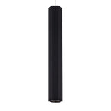 Blok One Light Pendant — 22.50", Matte Black/Satin Nickel, FreeJack