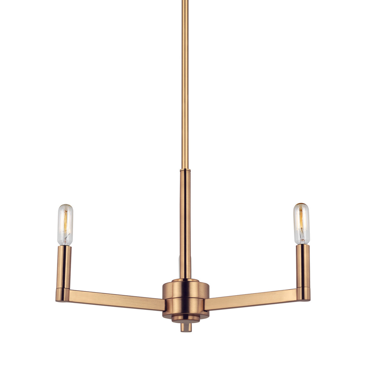 Three Light Chandelier — 10.50", 60 W