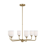 Six Light Chandelier — 17.25"