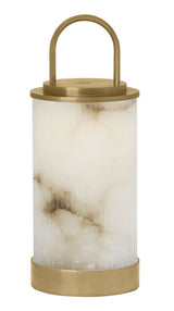 Tawa Alabaster Accent Rechargeable Table Lamp