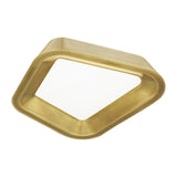 Rhonan Flush Mount — Plated Brass