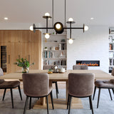 Nodes Large Linear Chandelier