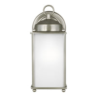 New Castle Medium Wall Lantern — Satin Etched