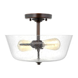 Belton Two Light Semi-Flush Mount