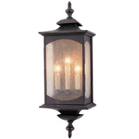 Three Light Outdoor Fixture — 25.00", 9"