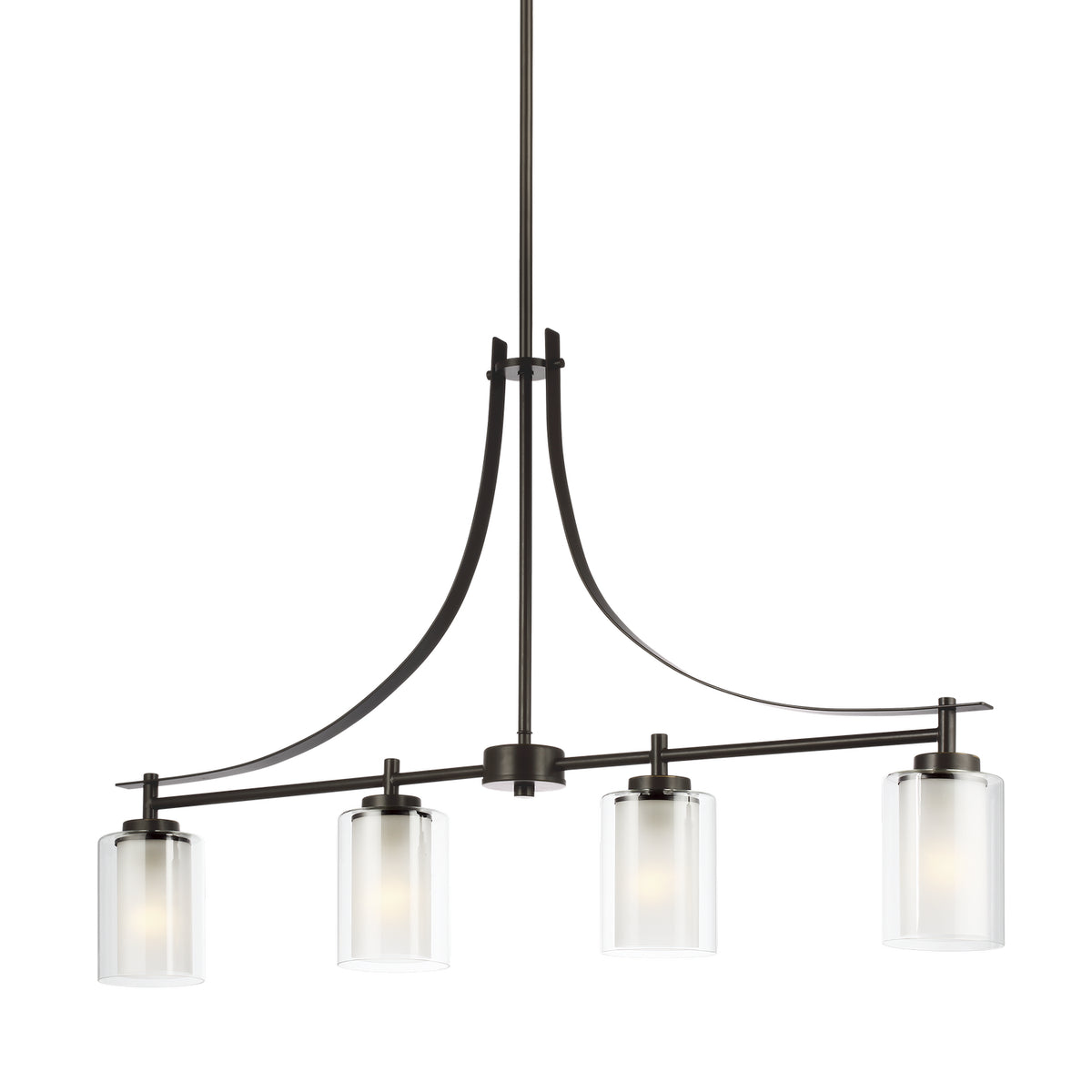 Elmwood Park Four Light Linear Chandelier