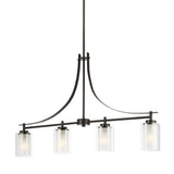 Elmwood Park Four Light Linear Chandelier