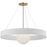 Arena 42" Ring and Globe Chandelier