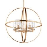 Alturas 5-Light Chandelier — Clear Seeded