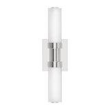 LED Bath Wall Sconce — W: 4.75" × H: 18.00" × D: 4.50"