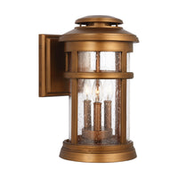 Three Light Outdoor Wall Lantern — 10.88"