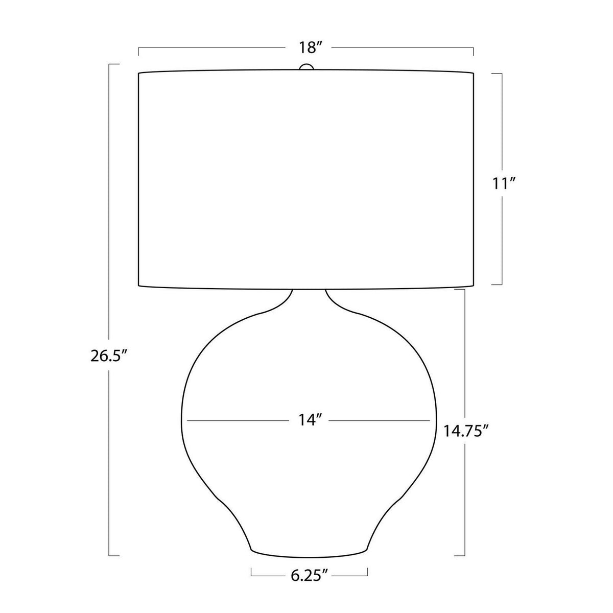 Arlo One Light Table Lamp