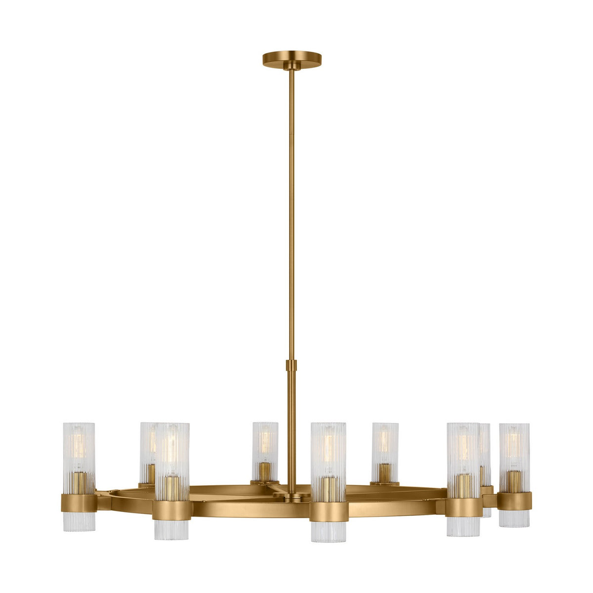Eight Light Chandelier — 42"