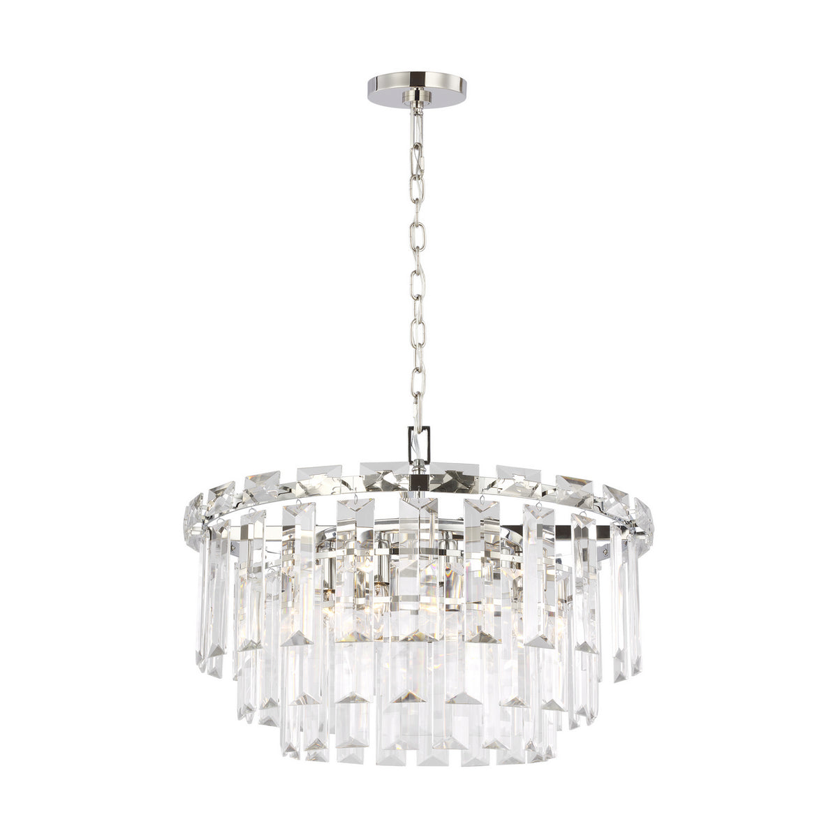 Ten Light Chandelier — 24.13"