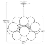 Shine 17 Light Chandelier