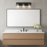Miles Three Light Bath — Clear