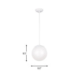 Leo Hanging Globe Small Pendant