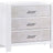 White Brushed Oak with White Bark Oak | Rustico Moderno 3 Drawer Dresser | Valley Ridge Furniture