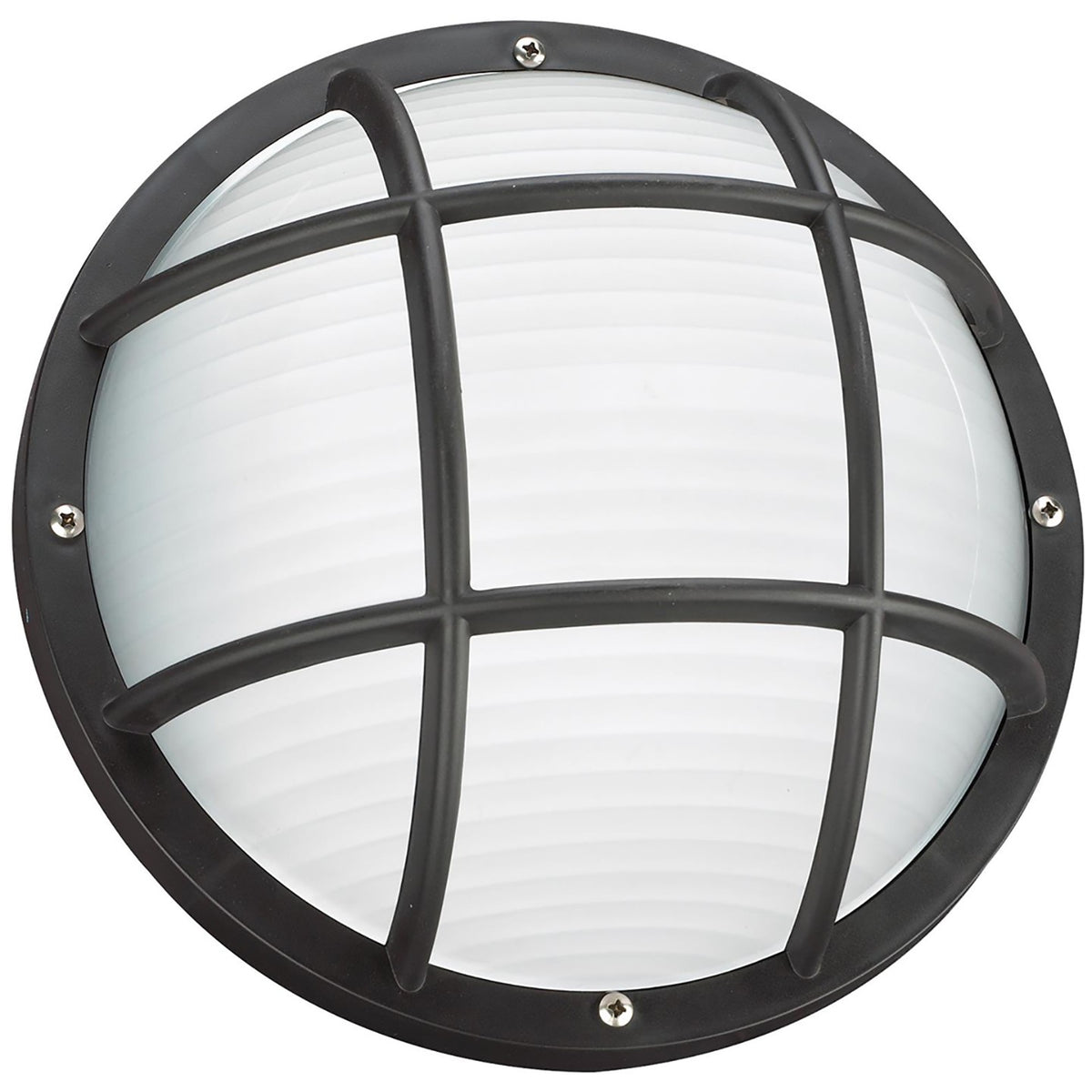 Bayside One Light Round Grid Wall and Ceiling