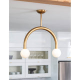 Happy LED Pendant — 18.00"