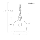 Demi John One Light Pendant