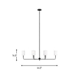 Six Light Chandelier — 14.00"
