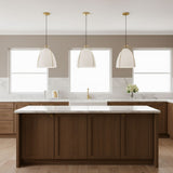 Norman Medium Pendant — Matte White, 75 W