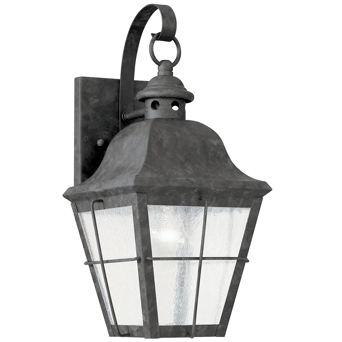Chatham 14.5" Lantern — Clear Seeded