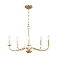 Abells Five Light Chandelier