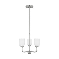 Emile Three Light Small Chandelier — 9 W