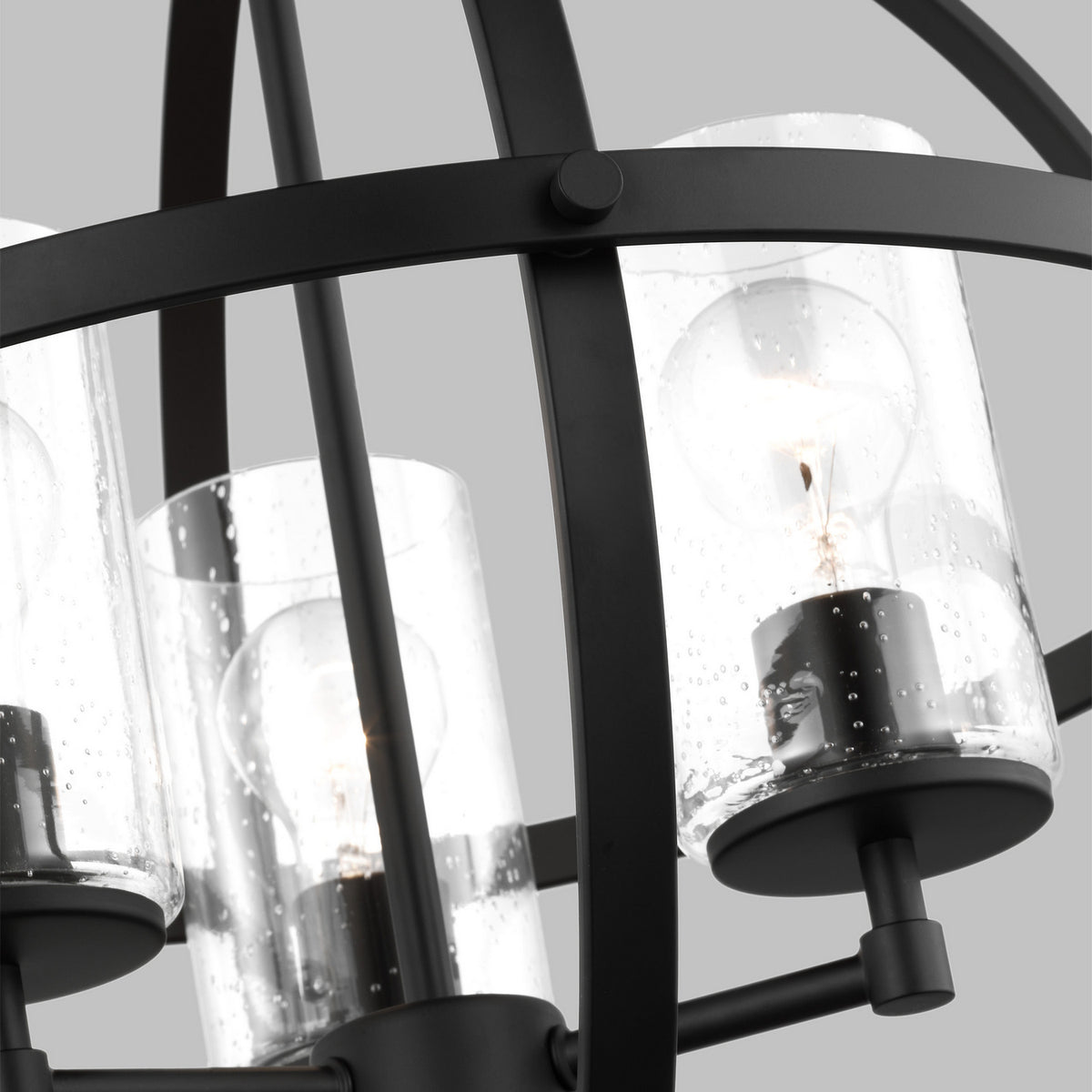 Alturas Three Light Chandelier — Clear Seeded