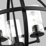 Alturas Three Light Chandelier — Clear Seeded