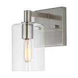 LED Bath Wall Sconce — W: 4.75" × H: 7.75" × D: 6.38"