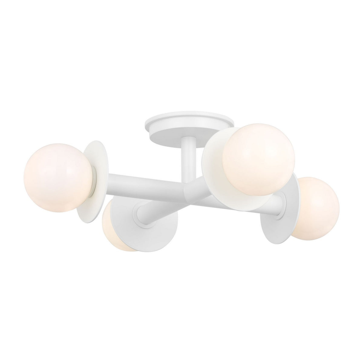 Four Light Semi-Flush Mount