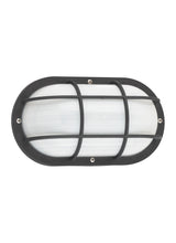 Bayside One Light Oval Grid Wall