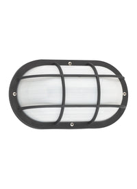 Bayside One Light Oval Grid Wall