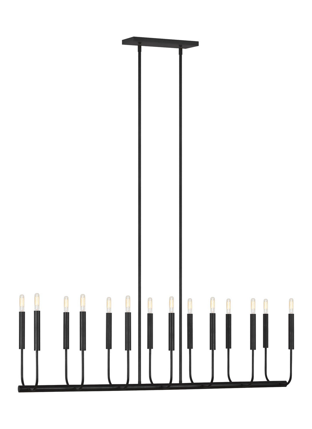 14 Light Linear Chandelier