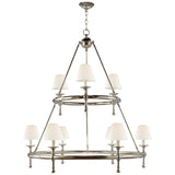 Classic Two-Tier Ring Chandelier