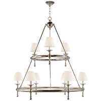 Classic Two-Tier Ring Chandelier
