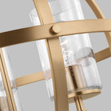 Alturas Three Light Chandelier — Clear Seeded