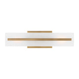 LED Bath Wall Sconce — W: 4.75" × H: 17.88" × D: 4.88"