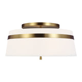 Three Light Semi-Flush Mount — 9.50"